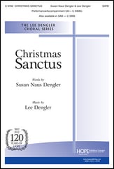 Christmas Sanctus SATB choral sheet music cover